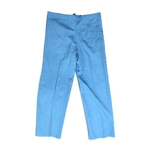 Glife Unisex Size XSmall Blue Scrub Pants Casual Comfortable Fit Minimalist Work